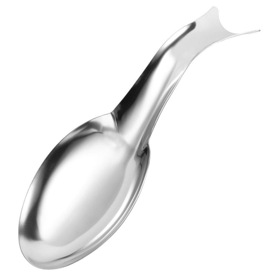Spoon Organizer Rack Plated Silver Stainless Steel for Ladles and Utensils 1Pc