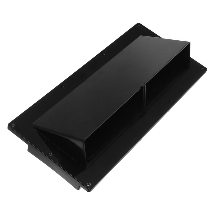 Versatile Black  Exhaust Vent Cover for Easy Installation in Camper and Shower Spaces