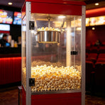 Transparent Protective Panel Door Replacement for Commercial Popcorn Machine - Clear Popcorn Maker Part