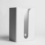 Grey Tissue Holder for Wall Mount Bathroom Office Living Room Storage Rack