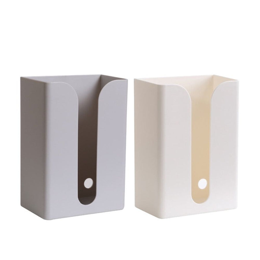 Grey Tissue Holder for Wall Mount Bathroom Office Living Room Storage Rack