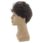 Fashion Short Wigs for Men Wig Man Male Brown Handsome Cool Wig