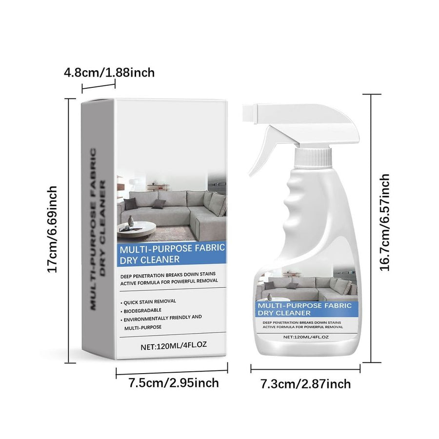 Fabric Cleaner, Fabric Stain Remover Spray, Multi-Surface Fabric And Upholstery Cleaner, Safely Remove Tough Stains For Couches, Sofas & Car Interiors