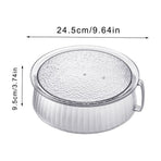 Microwave Cover For Food Splatter, Microwave Plate Cover Guard Lid With Handle, Microwaves Plate Covers, Microwaves Lid For Keep Clean, Splatter Guard, Dishwasher Safe