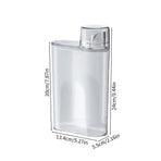Laundry Detergent Dispenser | 43 oz Large Capacity Plastic Bottle for Liquid Soap & Powder | Clear Container with Sealing Lid for Laundry Room Organization | 1-Pack