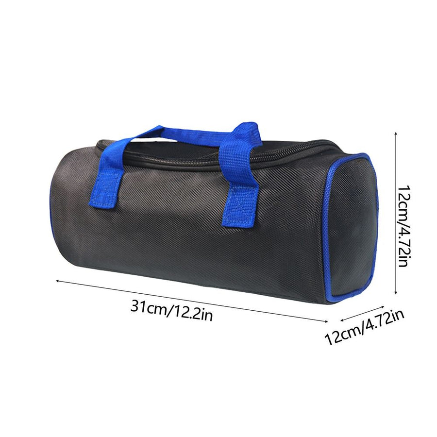 Tool Bag With Zipper, Utility Wide Mouth Waterproof Oxford Tool Pouch, Multiple Purpose-Tool Organizers And Storage, Small Metal Tools Bag