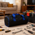 Tool Bag With Zipper, Utility Wide Mouth Waterproof Oxford Tool Pouch, Multiple Purpose-Tool Organizers And Storage, Small Metal Tools Bag
