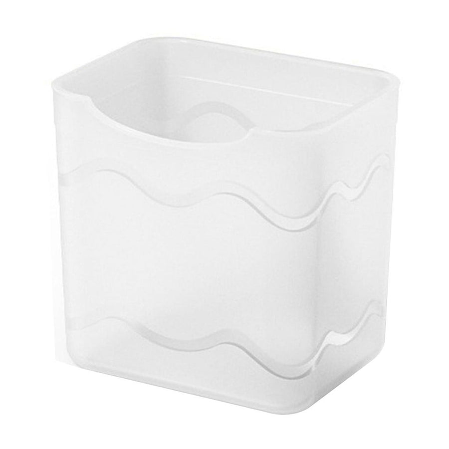 Clear Plastic Refrigerator Door Organizer Box, Space Saving Fridge Side Door Storage Container for Small Items, Vegetables, Eggs, and Condiments, 3-Pack