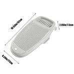 Portable Hand Wash Board with Soap Holder, Durable Plastic Laundry Scrubboard, Compact Clothes Cleaning Tool, for Home, School, Dormitory & Travel