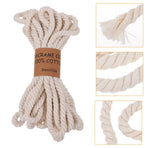 1 Bundle Macrame Cord for Home Decor, Cotton Twisted Rope for Hanging Tapestry and Craft Projects
