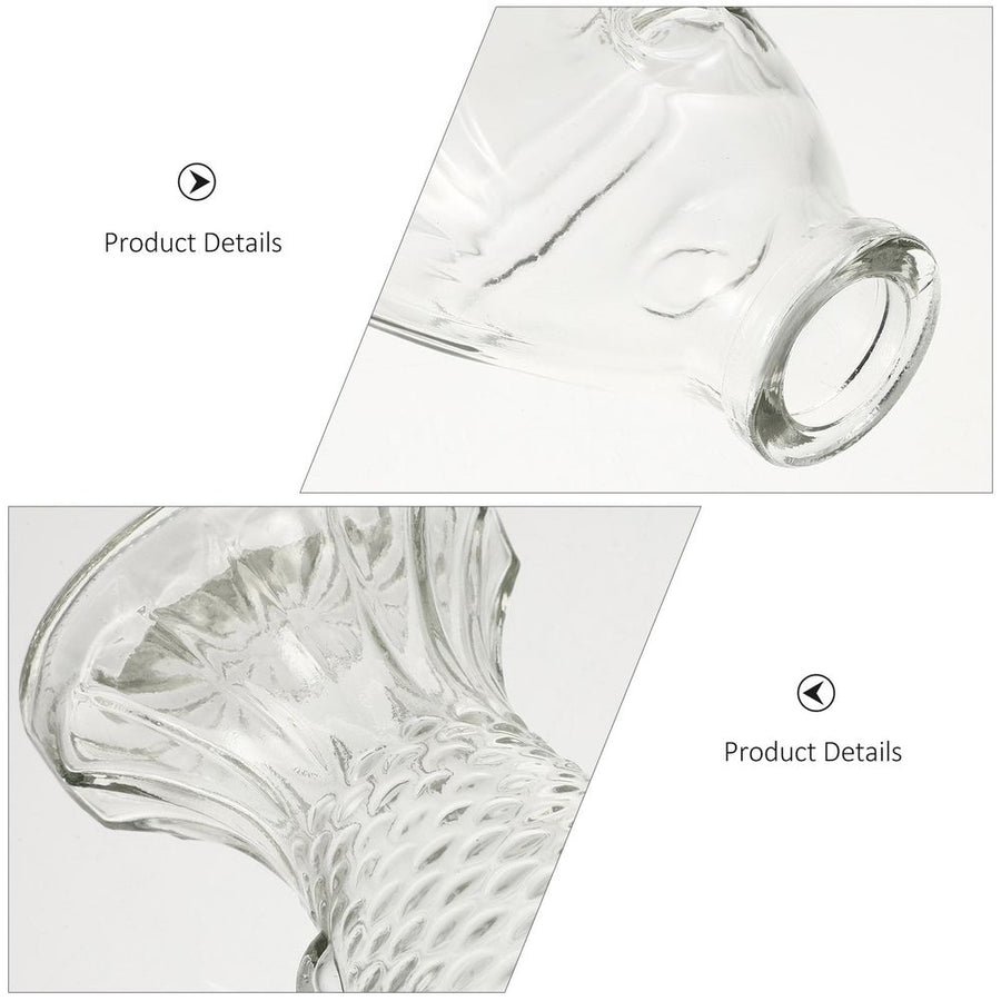 Fish Shaped Bottle Glass Bottle Delicate Glass Bottle Decorative Flower Bottle