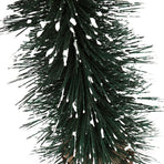 Bottle Brush Trees,Desktop Pine Tree Small Pine Tree with Wooden Bases Christmas Bristle Brush Tree for Xmas Holiday Party Home Tabletop Tree Decor