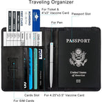 Passport Holder Cover Traveling Passport Case, 2Pack