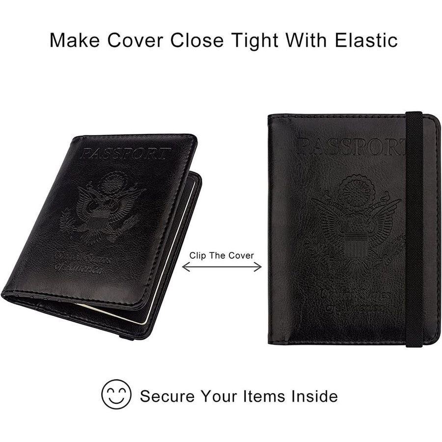 Passport Holder Cover Traveling Passport Case, 2Pack