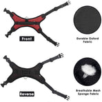 Non pull dog harness, adjustable size with handle cushioned dog vest harness, suitable for Oxford pet harness for small, medium and large dogs