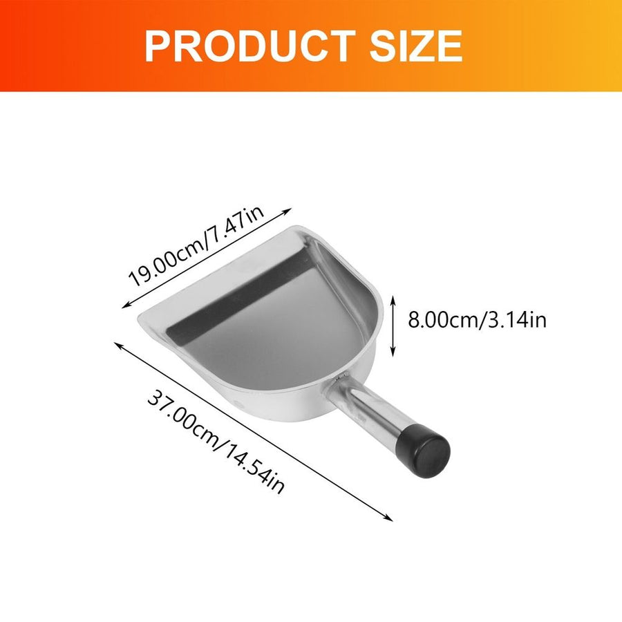 Stainless Steel Shovel, Comfortable Grip, Practical for Home Cleaning