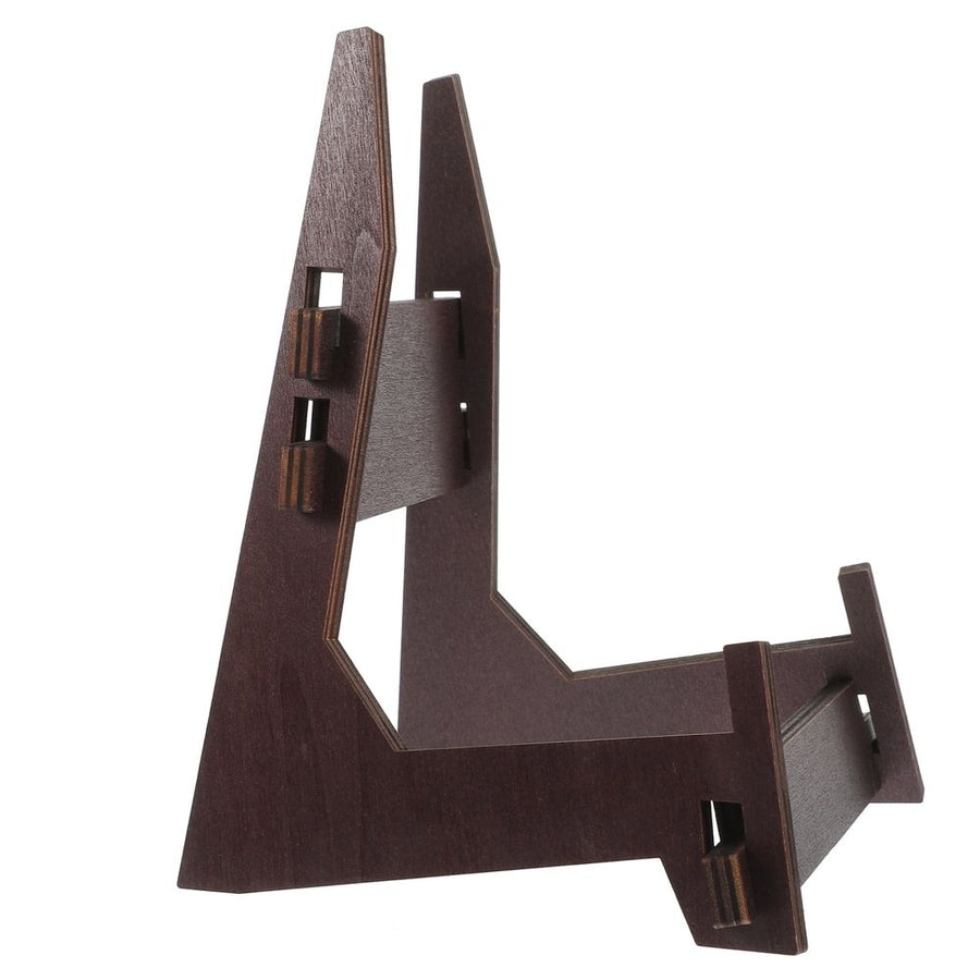 Multi-functional Wood Display Rack Desktop Photo Frame Stand Stable Menu Holder Plate Drying Rack