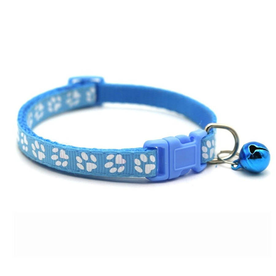 Kitten Collar with Bell, 2 Pack Breakaway Cat Collars with Safe Quick Release Buckle, Adjustable Soft Pet Collar for Small Medium Kitty Cats