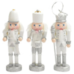 Nutcracker Pendants Set of 3, 4.91 x 1.38 x 1.38 in, Holiday Crafts and Decorations