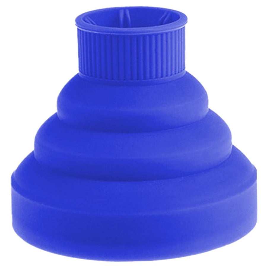 Hair Dryer Diffuser Attachment in Blue Silicone for Curl and Wave Styling
