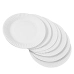 Multipurpose White Paper Plates for Craft and Art Projects 10Pcs