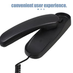 Wall Mounted Phone in Black for Home Use with Easy Installation and Clear Sound
