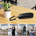 Wall Mounted Phone in Black for Home Use with Easy Installation and Clear Sound