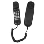 Wall Mounted Phone in Black for Home Use with Easy Installation and Clear Sound