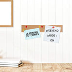 3Pcs Coffee Cork ps with Strong Adhesive Backing for Wall Office Bulletin Board Decoration