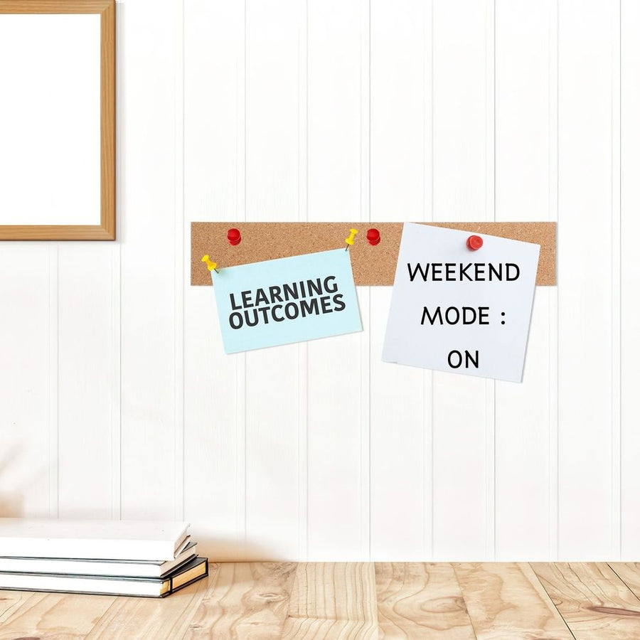 3Pcs Coffee Cork ps with Strong Adhesive Backing for Wall Office Bulletin Board Decoration