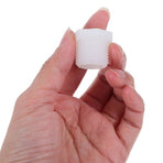 Trailer Rv Water Heater Drain Plugs, White PVC, Durable, Compact, Universal Fit, Tight Seal, 12Pcs