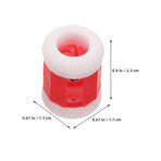 10Pcs Red Plastic Knit Row Counters for Knitting Crochet Stitch Counting Tool
