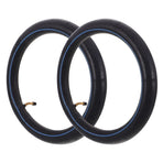 2Pcs Black Inner Tube Replacement for Bike Tire with Enhanced Safety and Comfort