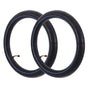 2Pcs Black Inner Tube Replacement for Bike Tire with Enhanced Safety and Comfort