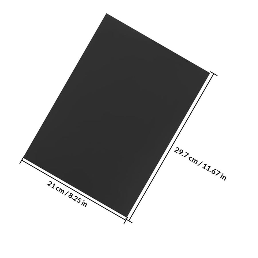 A4 Size Black Cardstock Paper Ideal for Drawing and Crafting 40Sheets