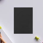 A4 Size Black Cardstock Paper Ideal for Drawing and Crafting 40Sheets