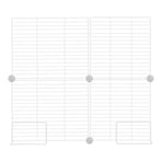 White Freezer Shelf Dividers, Adjustable, Large Capacity, Stainless Steel ABS, Home Use