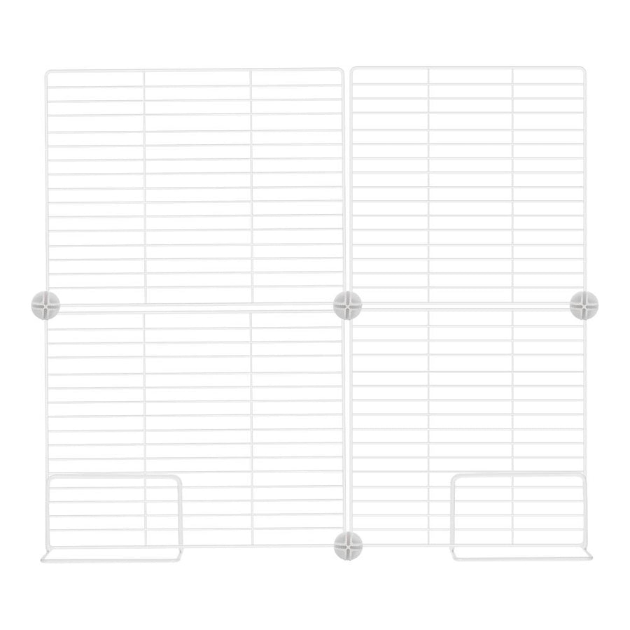 White Freezer Shelf Dividers, Adjustable, Large Capacity, Stainless Steel ABS, Home Use