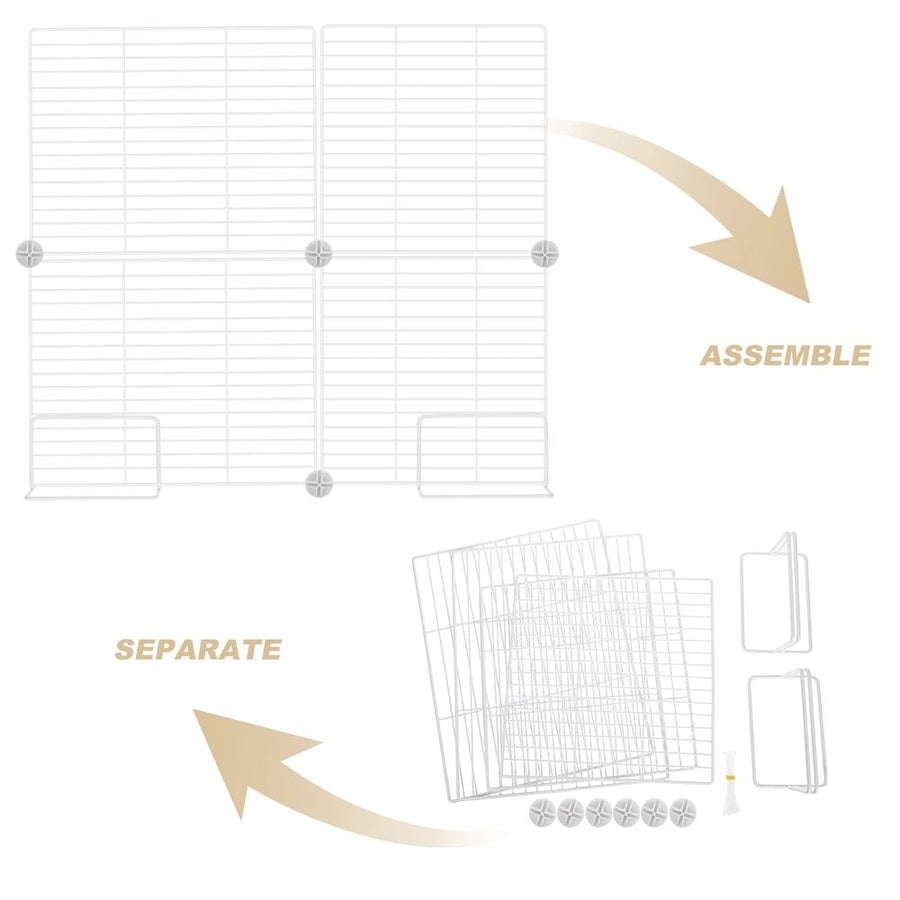 White Freezer Shelf Dividers, Adjustable, Large Capacity, Stainless Steel ABS, Home Use
