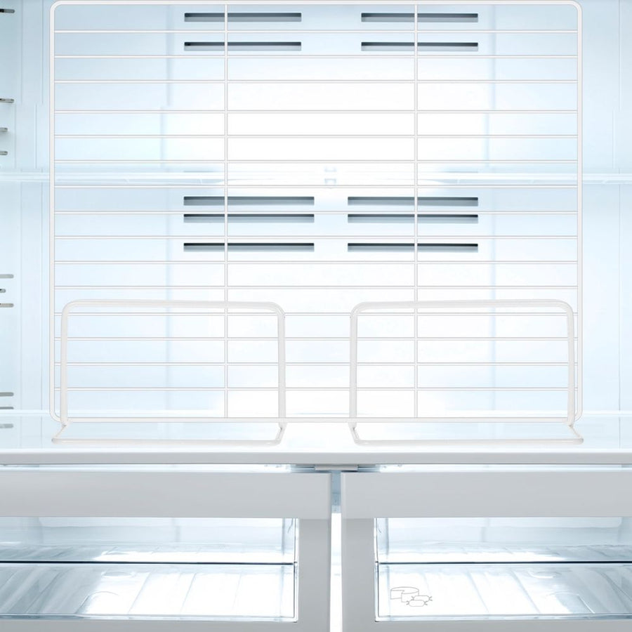 White Freezer Shelf Dividers, Adjustable, Large Capacity, Stainless Steel ABS, Home Use