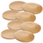 10pcs Cute Dipping Sauce Plate Bamboo Seasoning Holder for Household Use