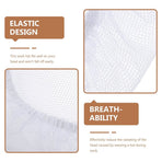White Chef Caps Mesh Fabric Breath-Ability Adjustable for Protection 10Pcs