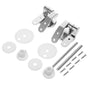 Toilet Seat Fixing Fitting Kit Plated Silver Zinc Alloy Durable 1Set