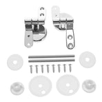 Toilet Seat Fixing Fitting Kit Plated Silver Zinc Alloy Durable 1Set