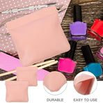 2Pcs Pink Lipstick Case Makeup Bag Small Cosmetic Pouch for Purse Essentials
