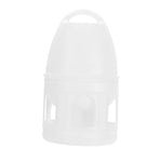 Hanging Water Bottle White Plastic Automatic Feeder for Pets 1Pc