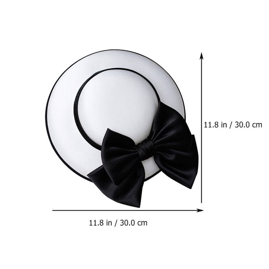Retro White French Hat for Party Use Chic and Beautiful Accessory