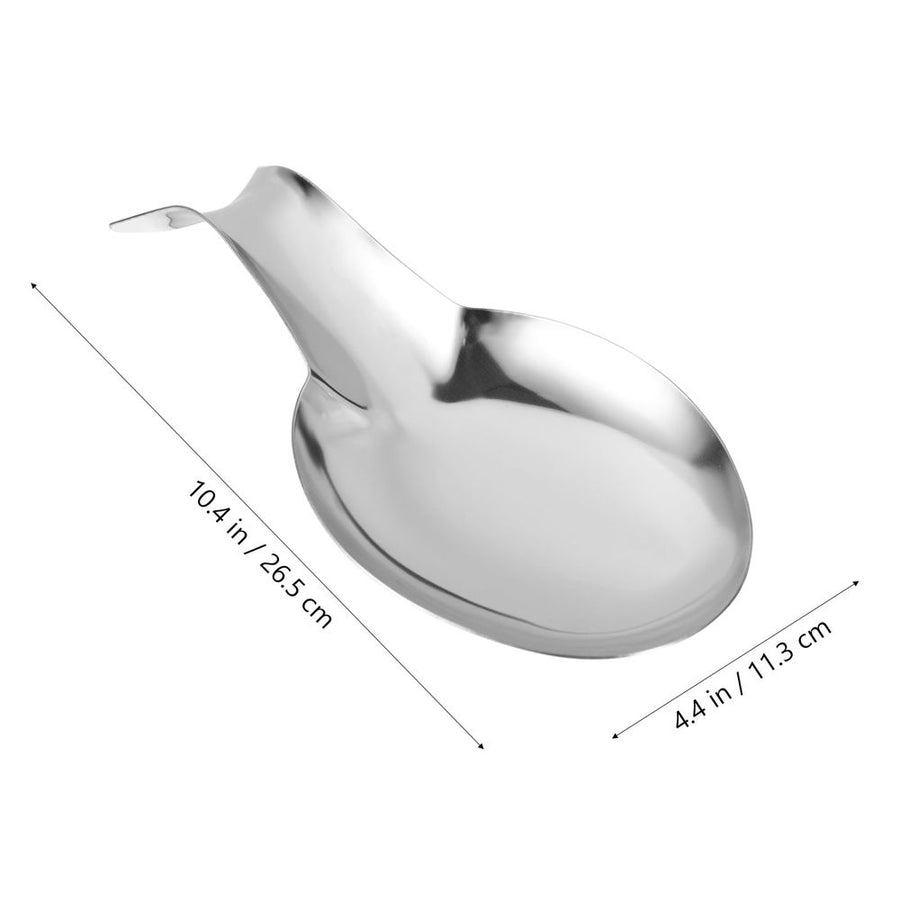 Spoon Organizer Rack Plated Silver Stainless Steel for Ladles and Utensils 1Pc