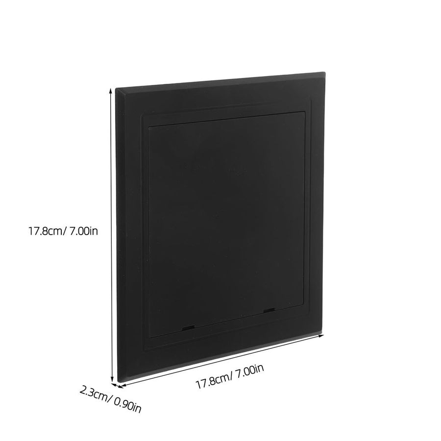 Black Plastic Drywall Access Door Panel for Plumbing Wall Hole Cover with Seamless Design