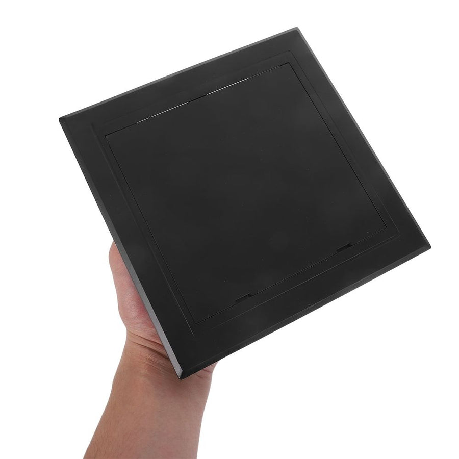 Black Plastic Drywall Access Door Panel for Plumbing Wall Hole Cover with Seamless Design